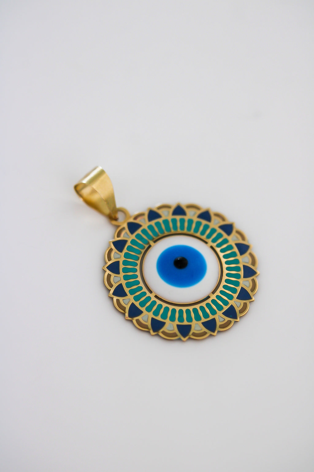 “Protective Eye” Pendant – 14k Solid Gold