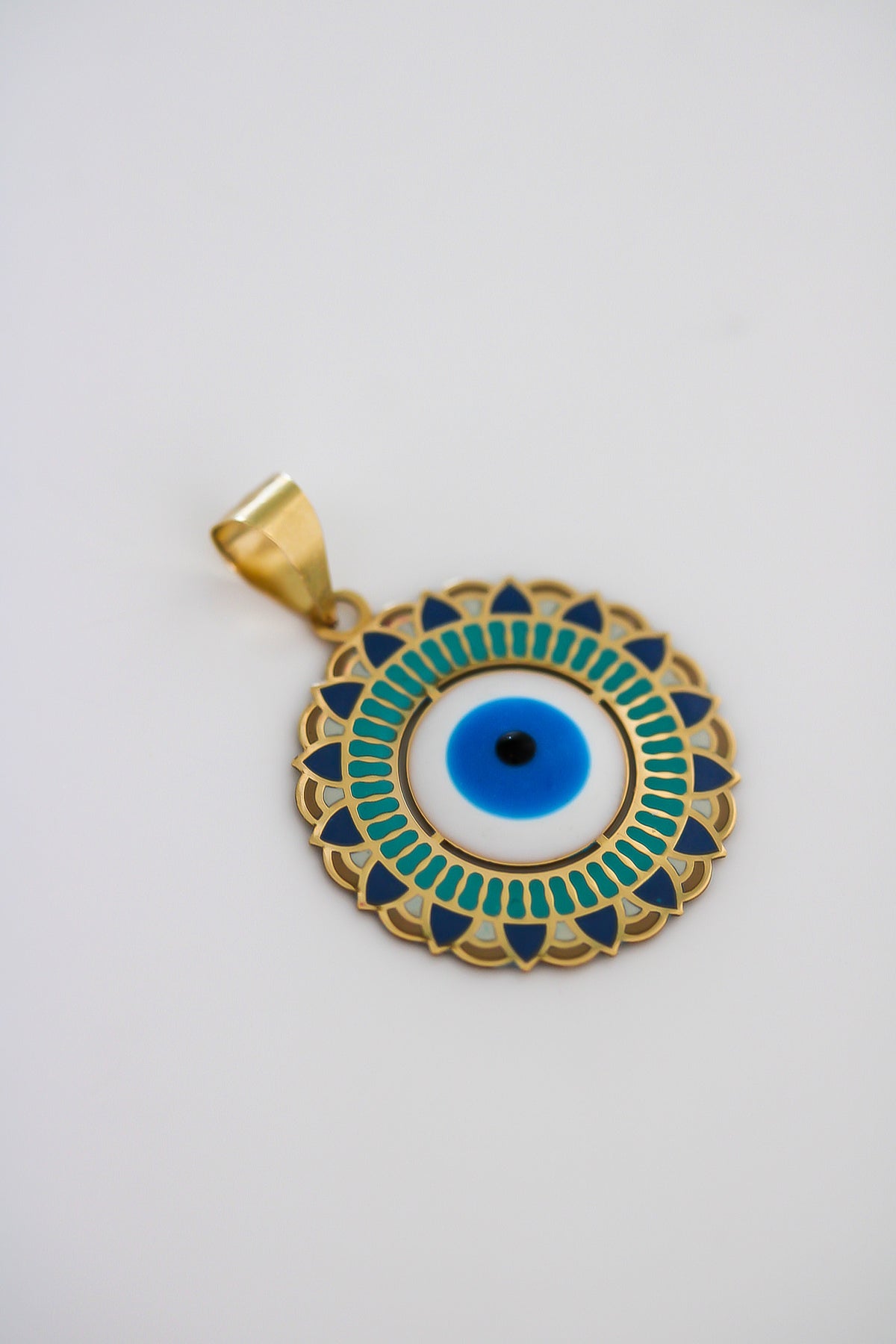 “Protective Eye” Pendant – 14k Solid Gold