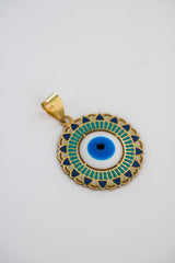 “Protective Eye” Pendant – 14k Solid Gold