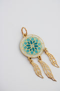 “Sacred Dreamcatcher” – 14k Solid Gold