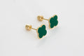 “Lucky Clover” Earrings – 14k Solid Gold