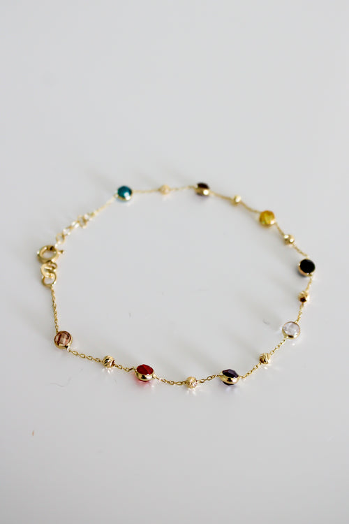"Confetti Spark" Bracelet - 14k Gold