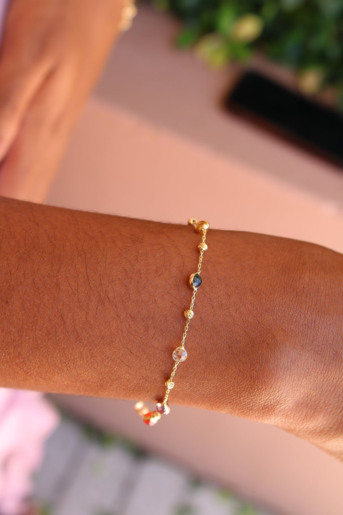 "Confetti Spark" Bracelet - 14k Gold