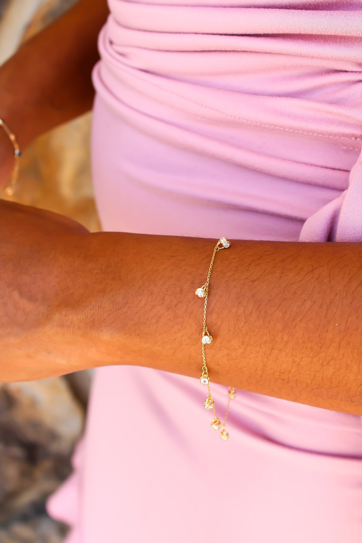 "Golden Glimmer" Bracelet - 14k Gold
