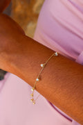 "Golden Glimmer" Bracelet - 14k Gold