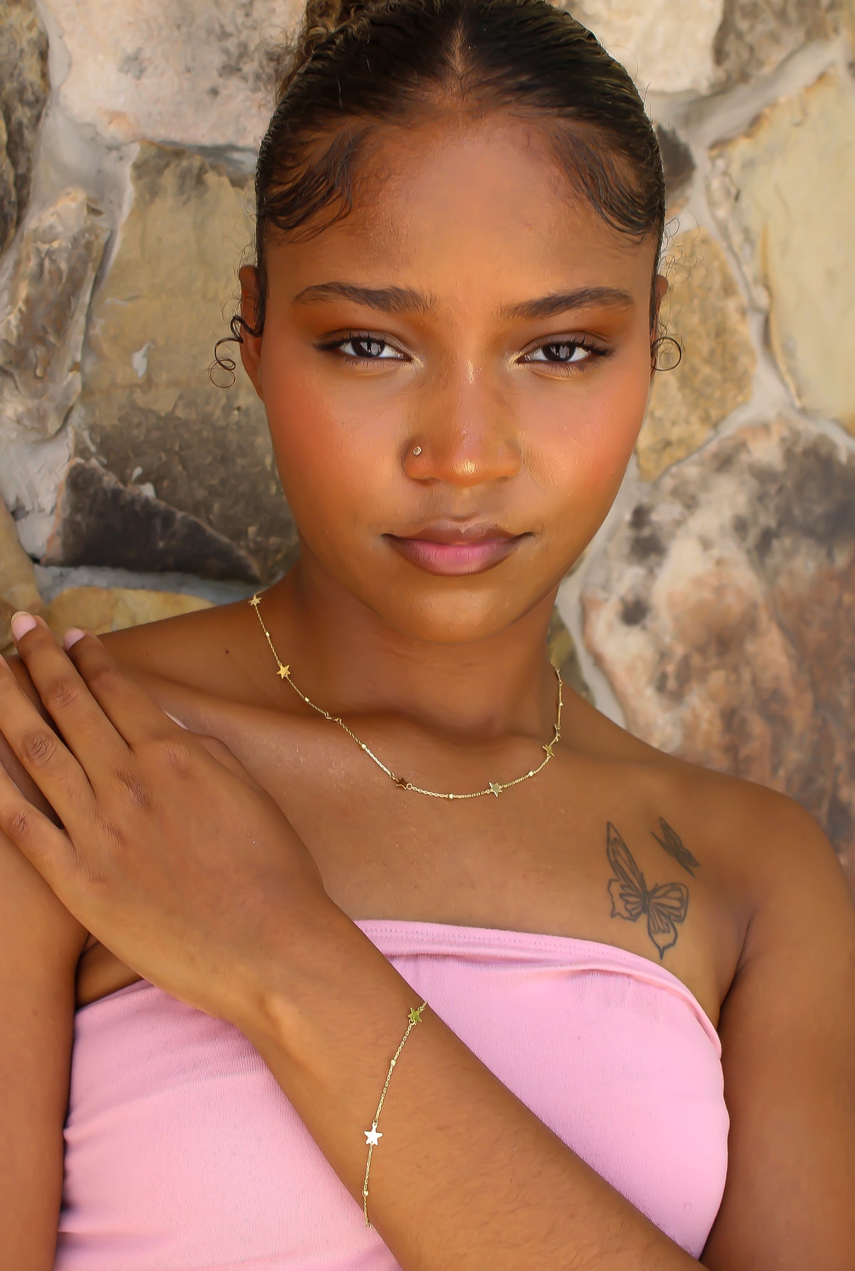 "Starlight" Necklace - 14k Gold