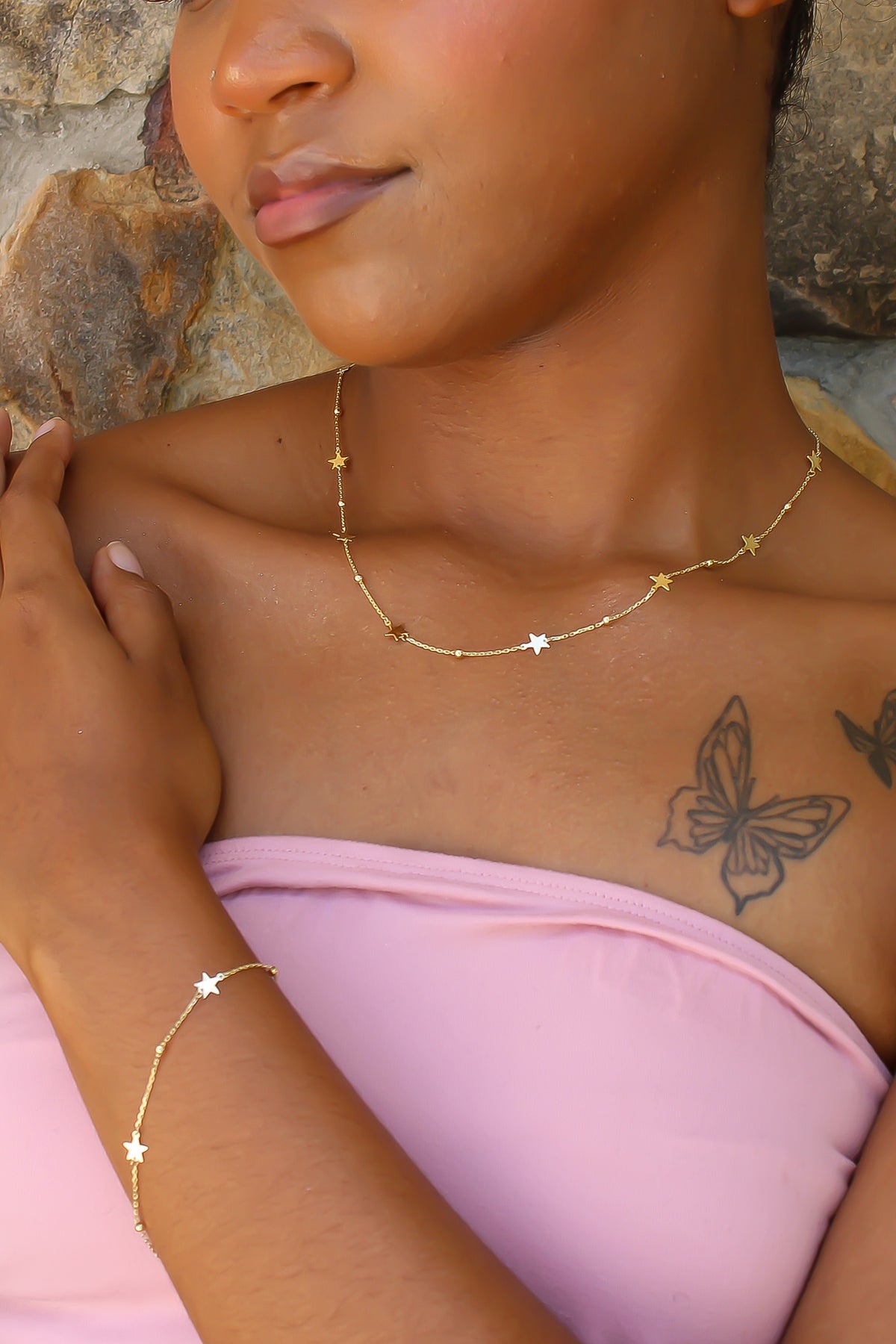 "Starlight" Necklace - 14k Gold