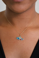 “Armadillo” Pendant – 14k Solid Gold