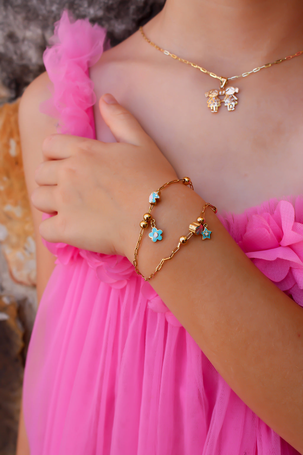 "Whimsy Wonders" Bracelet - 14k Gold