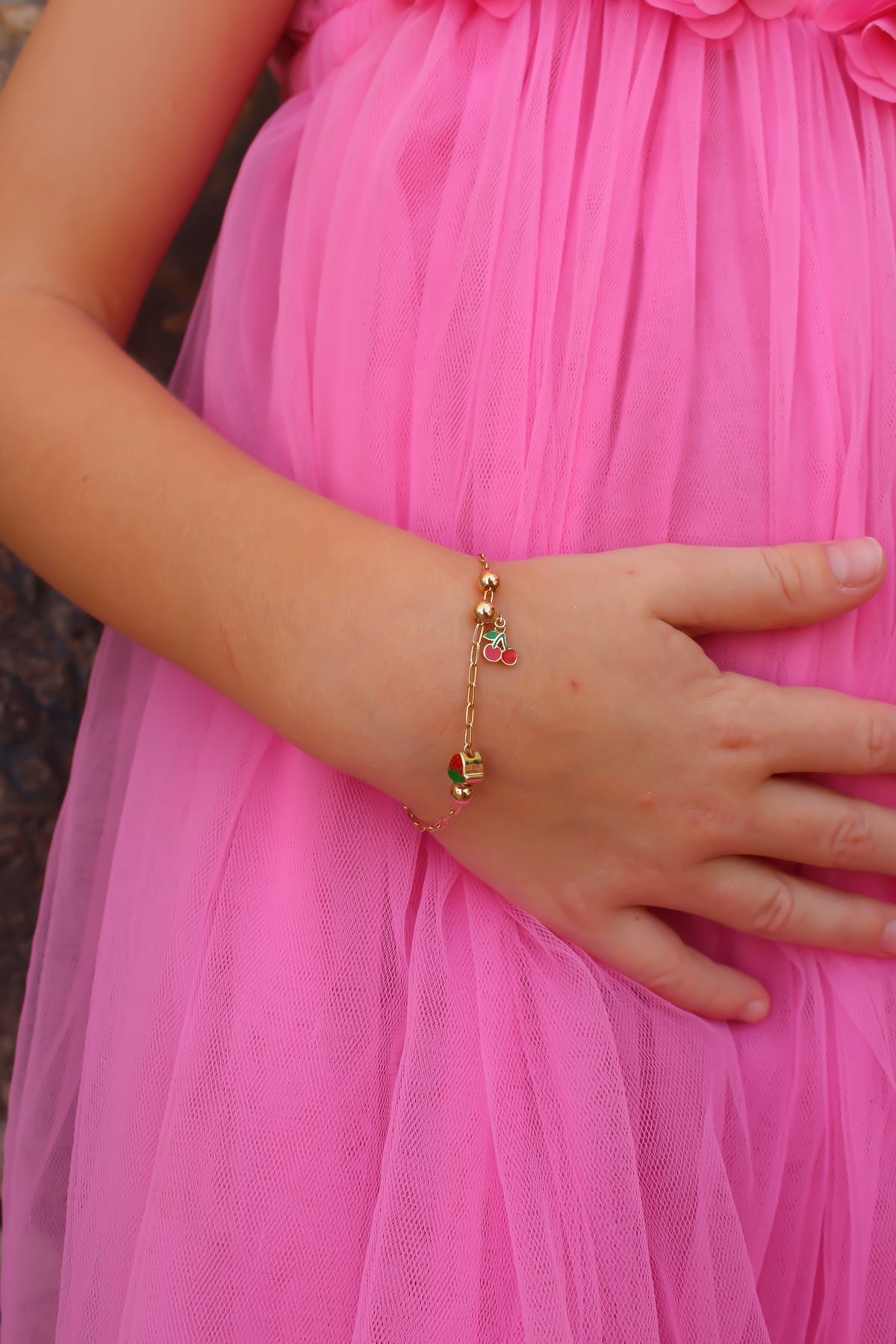 "Little Berry" Bracelet - 14k Gold