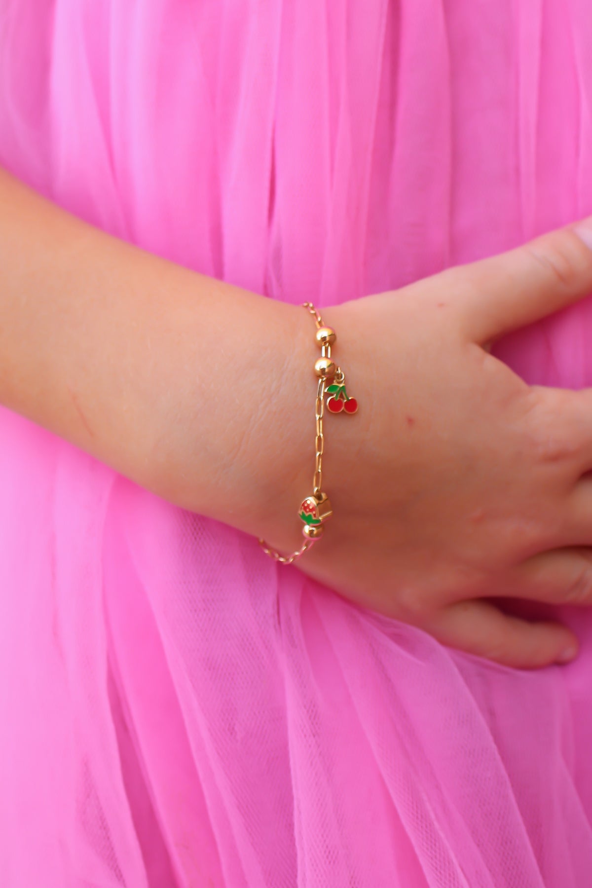 "Little Berry" Bracelet - 14k Gold