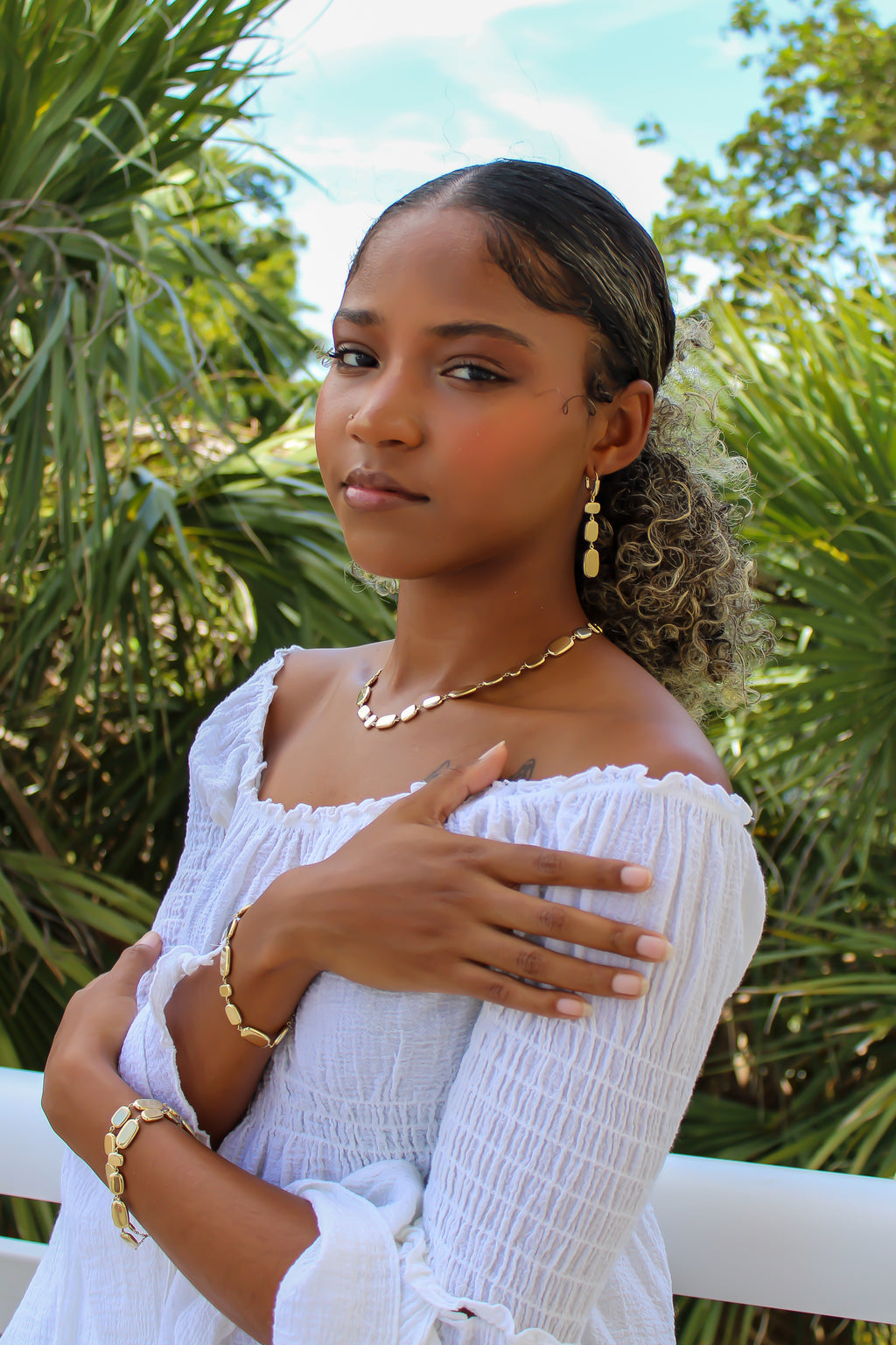 "Polished Edge" Necklace - 14k Gold
