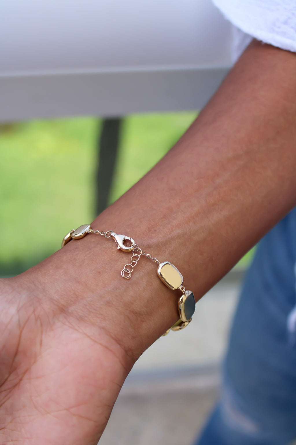"Polished Edge" Bracelet - 14k Gold