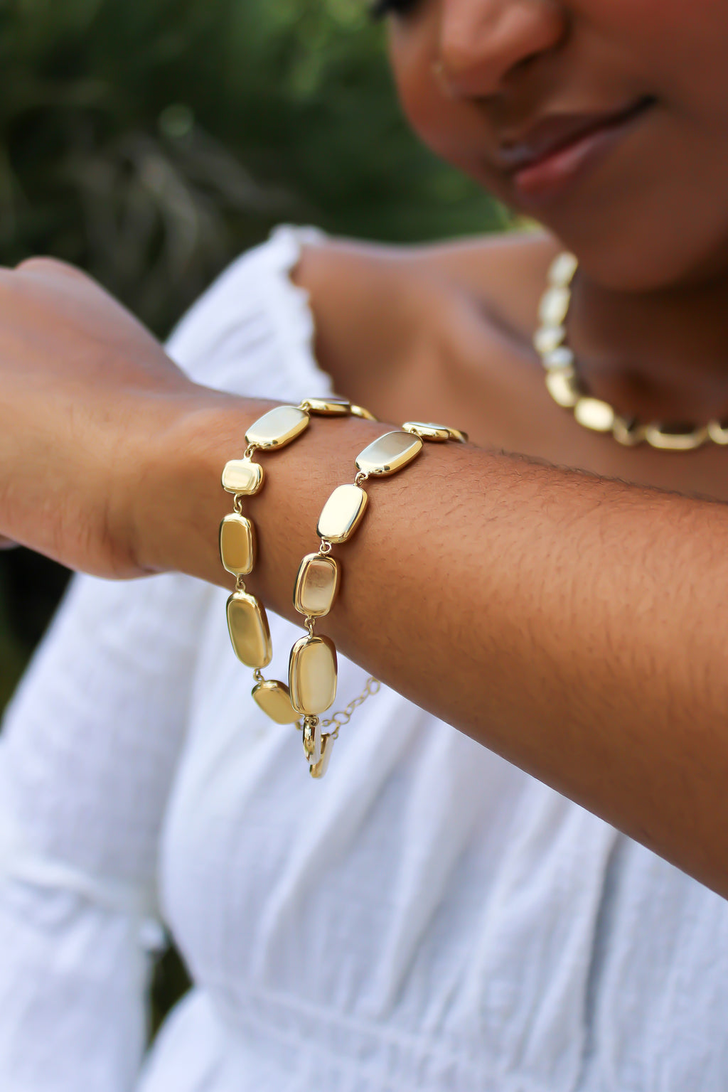 "Polished Edge" Bracelet - 14k Gold