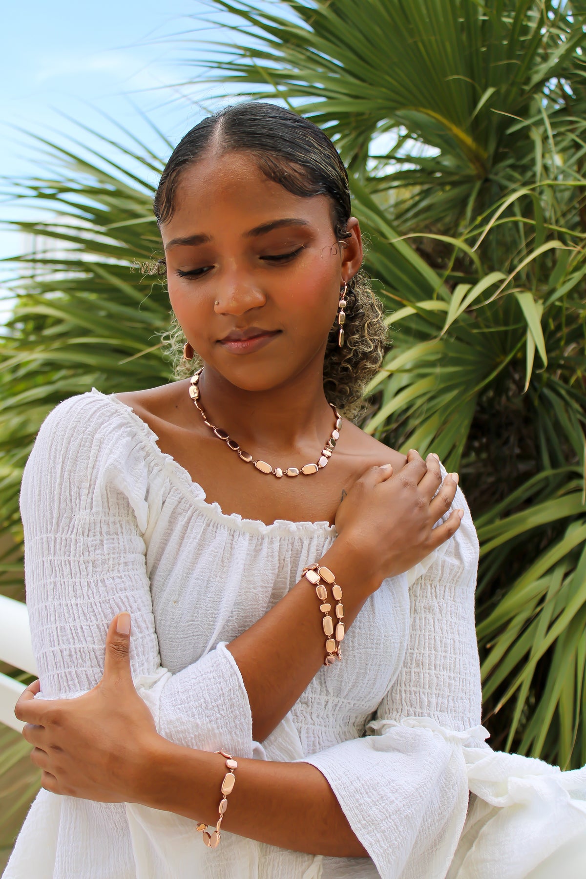 "Polished Blush" Necklace - 14k Gold