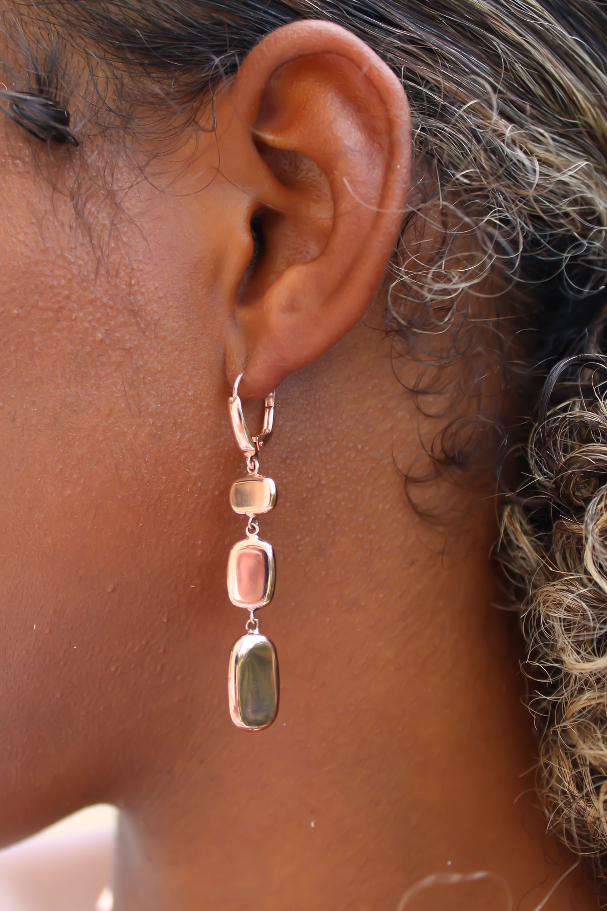 "Polished Blush" Earrings - 14k Gold