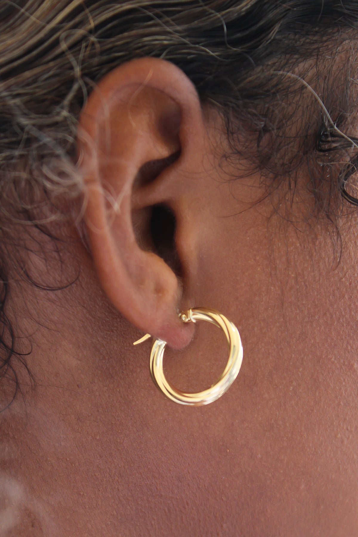"Golden Twist" Earrings - 14k Gold