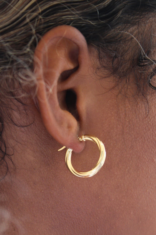 "Golden Twist" Earrings - 14k Gold