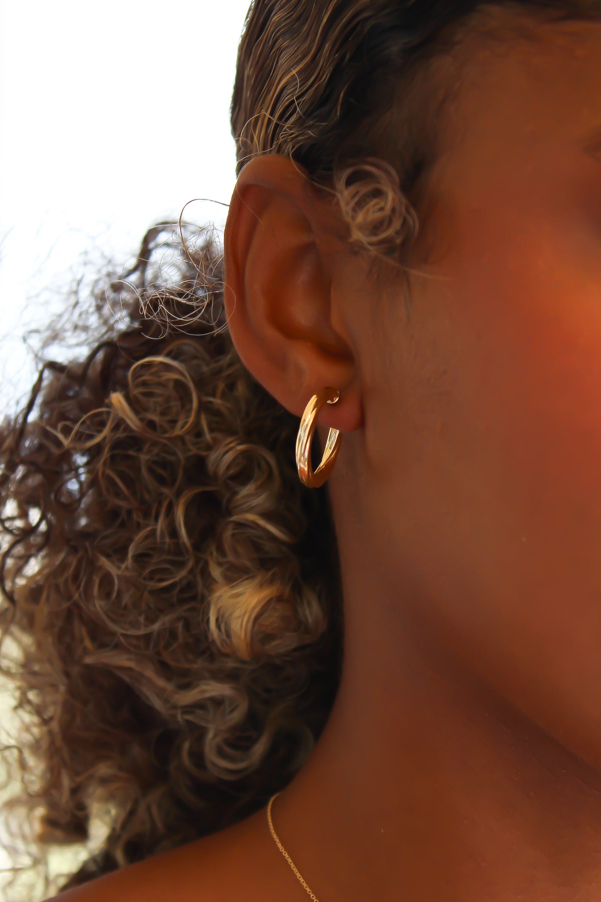"Golden Twist" Earrings - 14k Gold