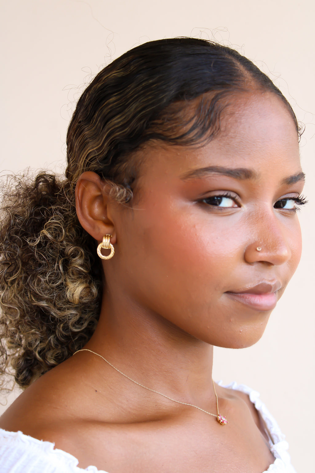 "Butter Twist" Earrings - 14k Gold
