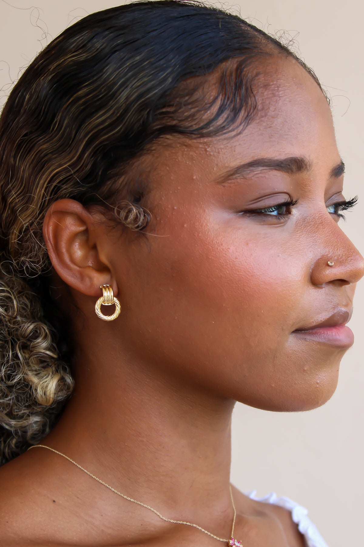 "Butter Twist" Earrings - 14k Gold