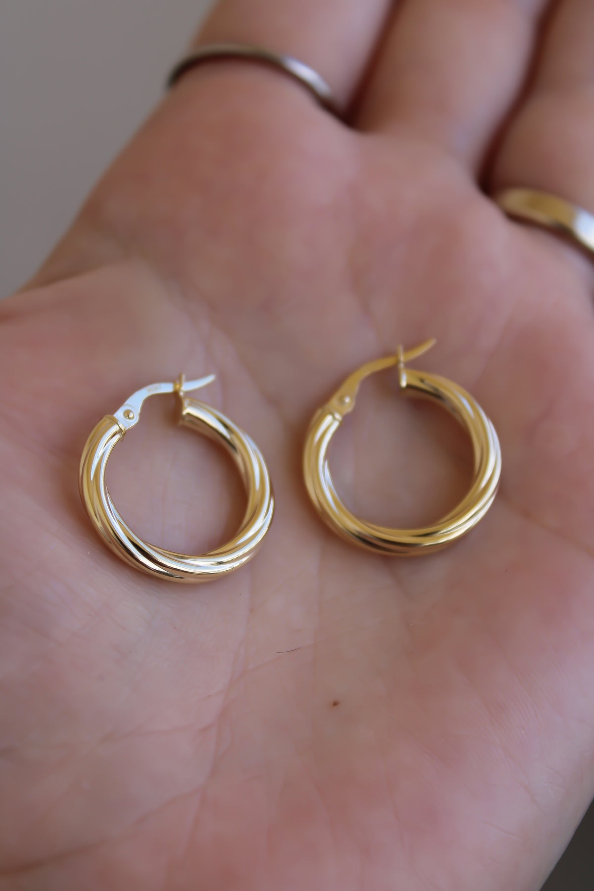 "Golden Twist" Earrings - 14k Gold