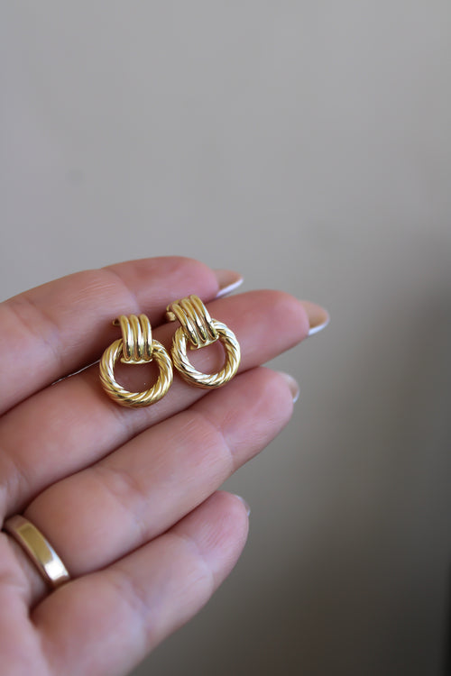 "Butter Twist" Earrings - 14k Gold