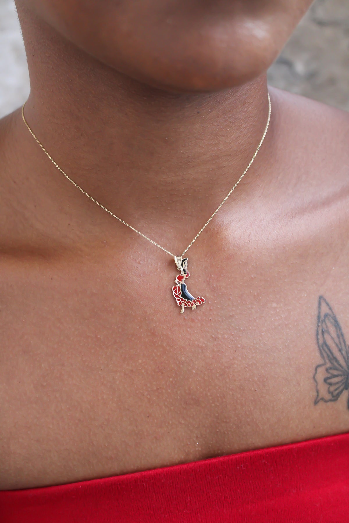 “Rhythm & Grace” Pendant – 14k Solid Gold