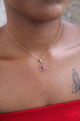 “Rhythm & Grace” Pendant – 14k Solid Gold