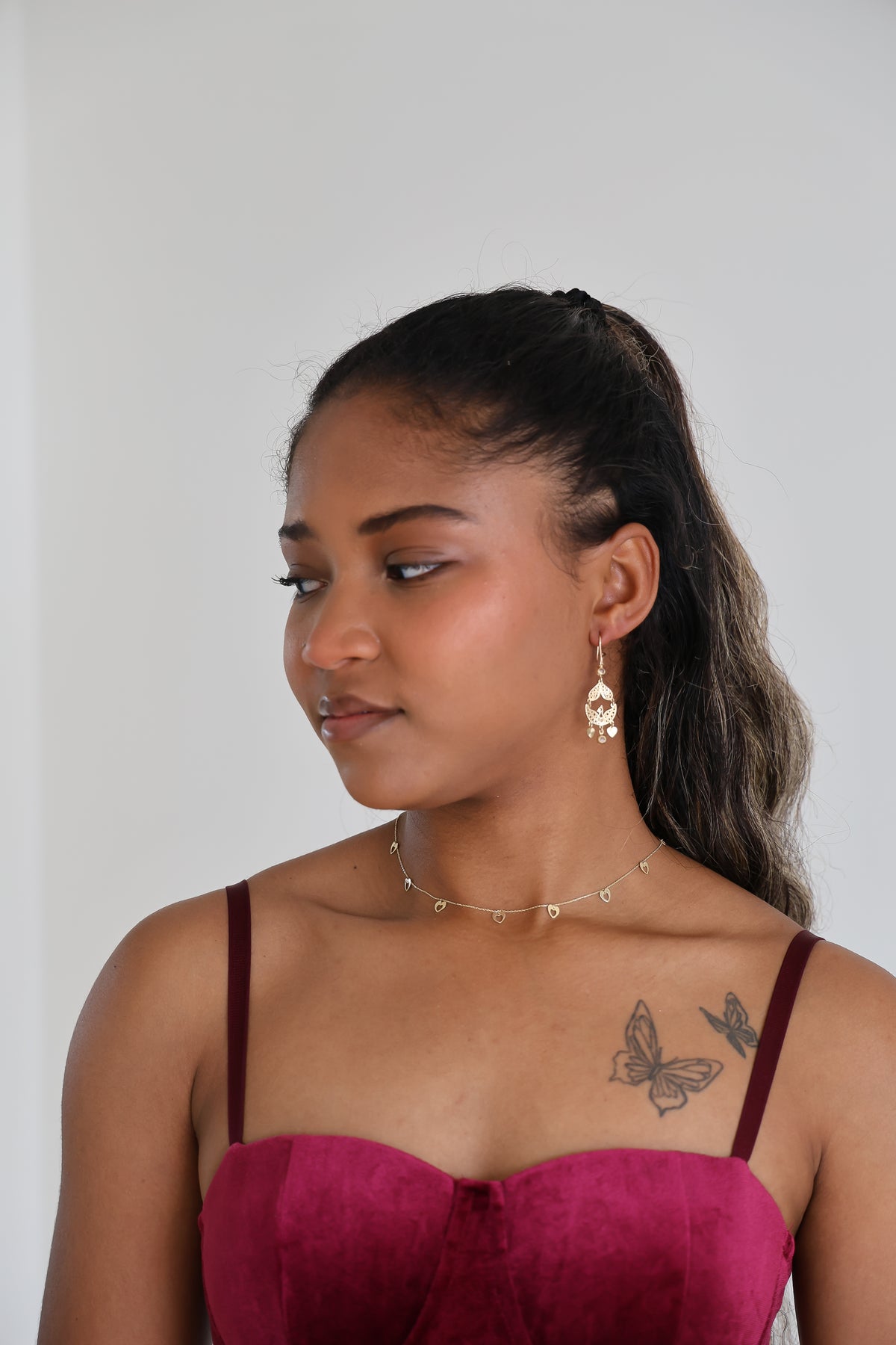 “Majestic Bloom” Earrings - 14k Gold