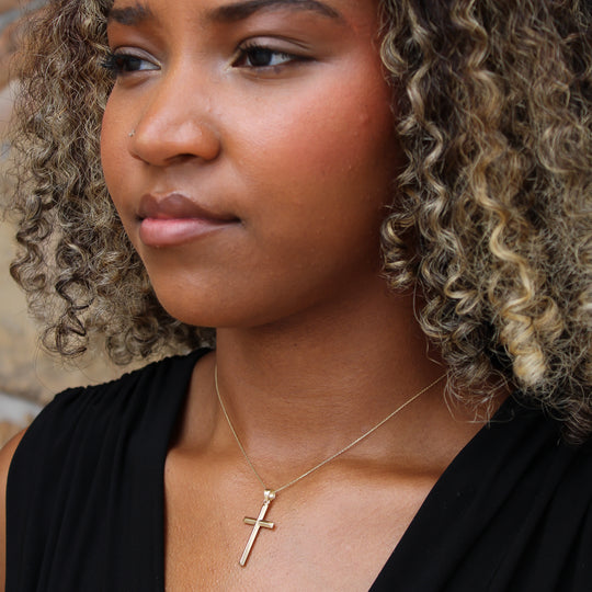 “Classic Faith” Pendant – 14k Solid Gold