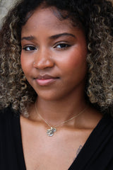 “Forest Friend” Squirrel Charm – 14k Solid Gold