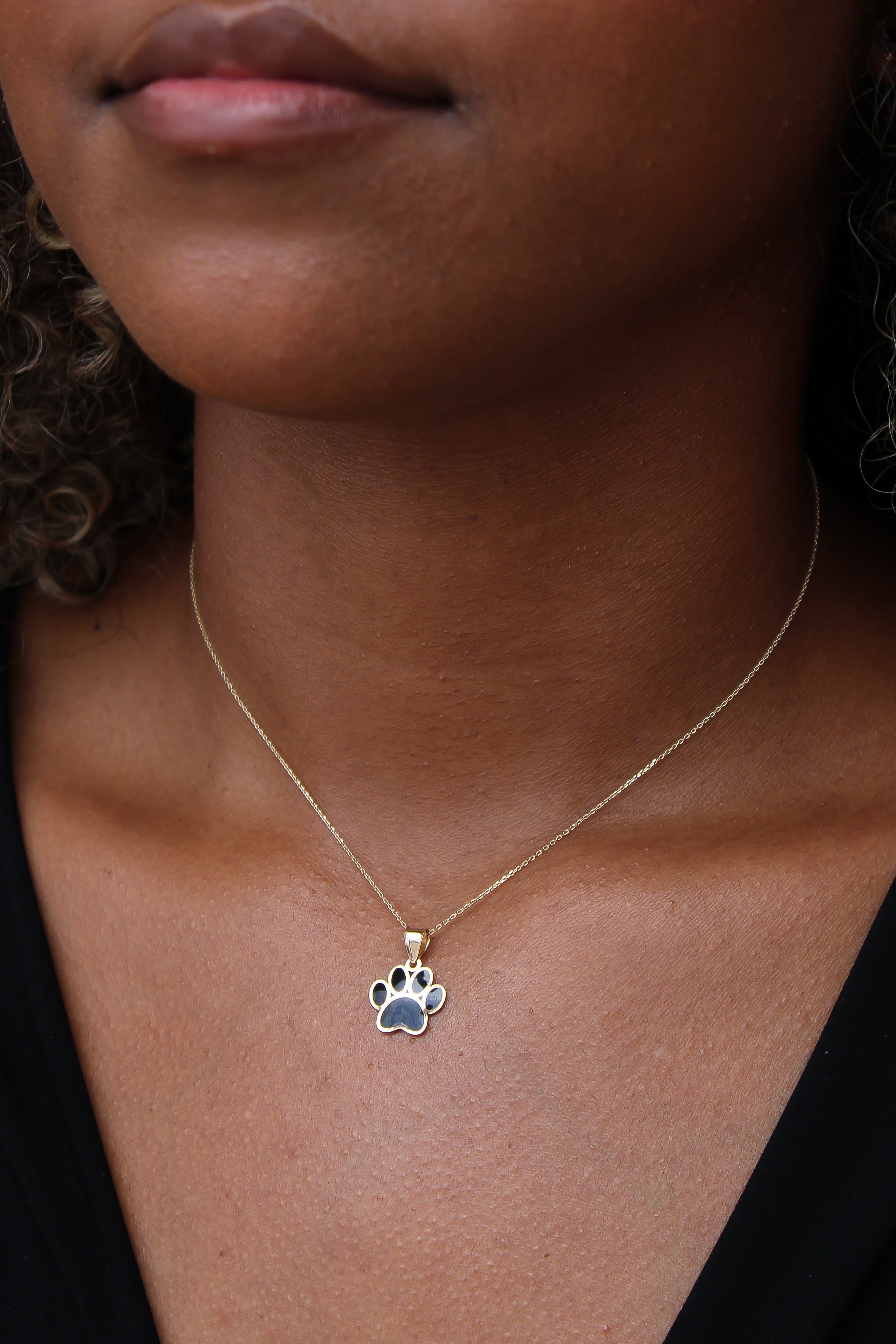 “Pawfect Love” Charm – 14k Solid Gold