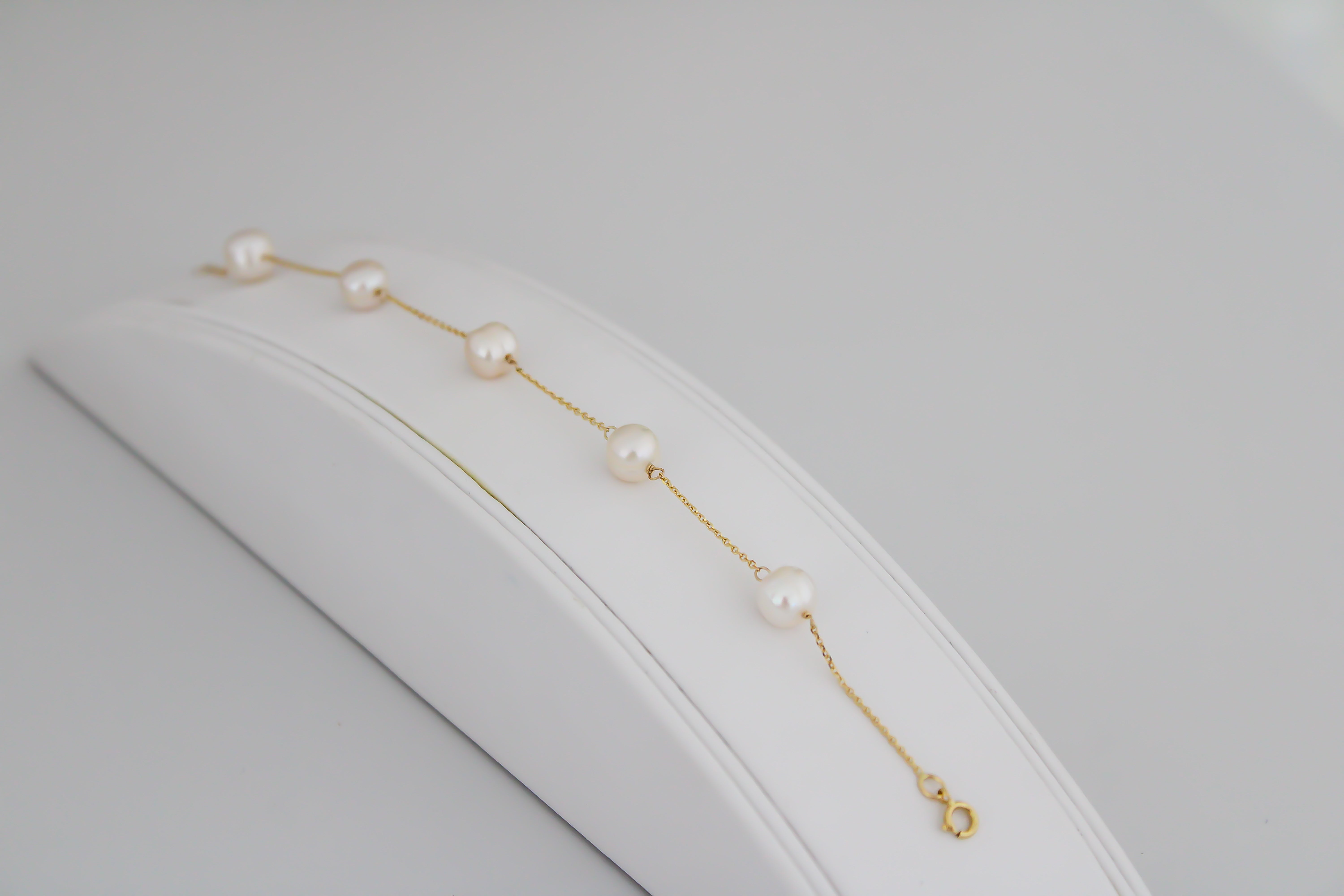 “Pearl Collection” – 14k Solid Gold