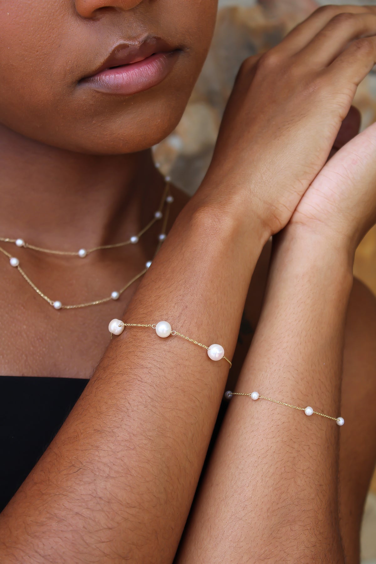“Pearl Collection” – 14k Solid Gold