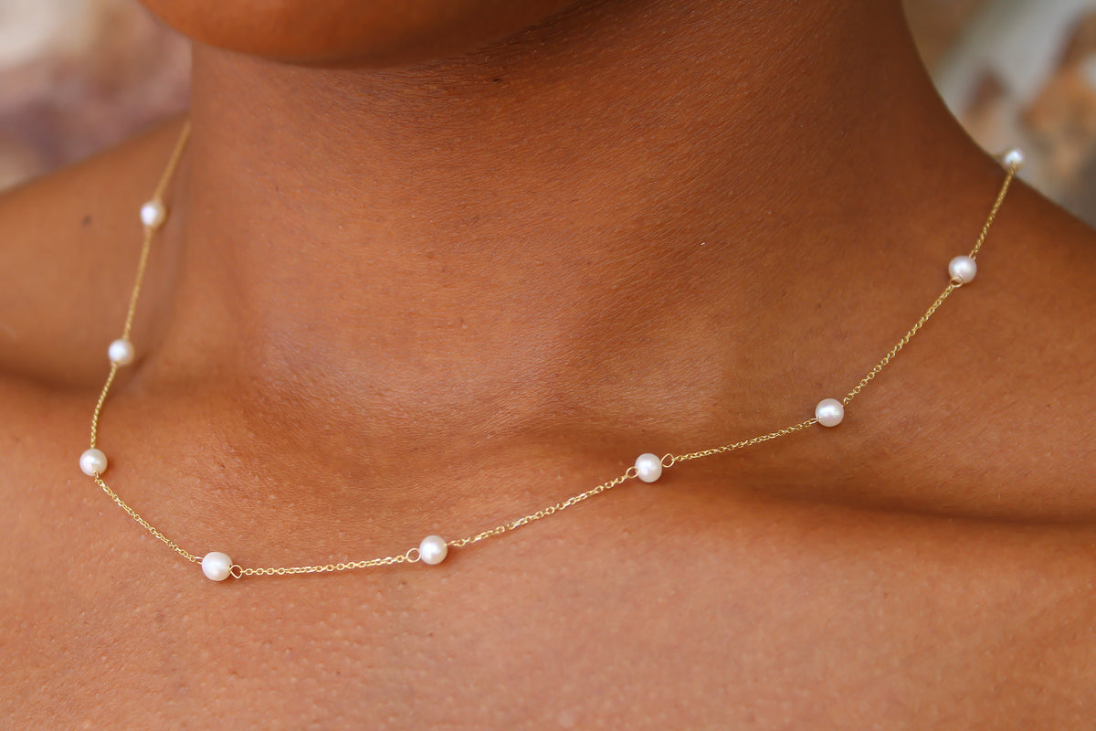 “Pearl Collection” – 14k Solid Gold