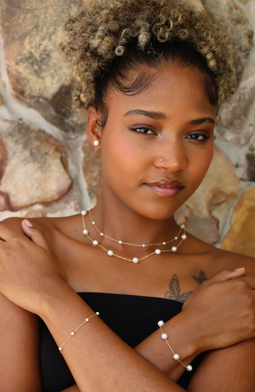 “Pearl Collection” – 14k Solid Gold