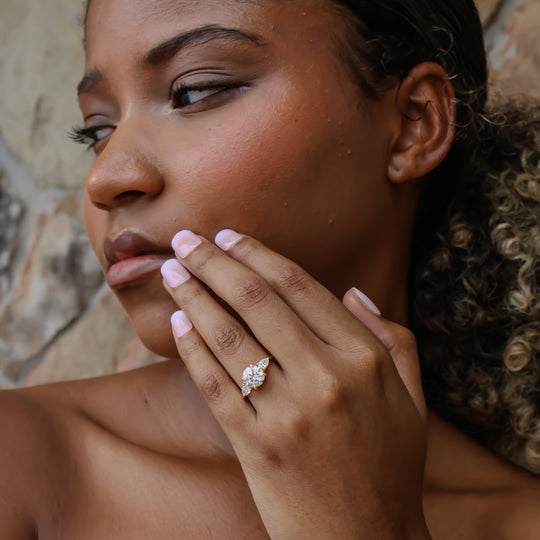 “Forever Spark” Engagement Ring – 2.59CT Lab Diamond