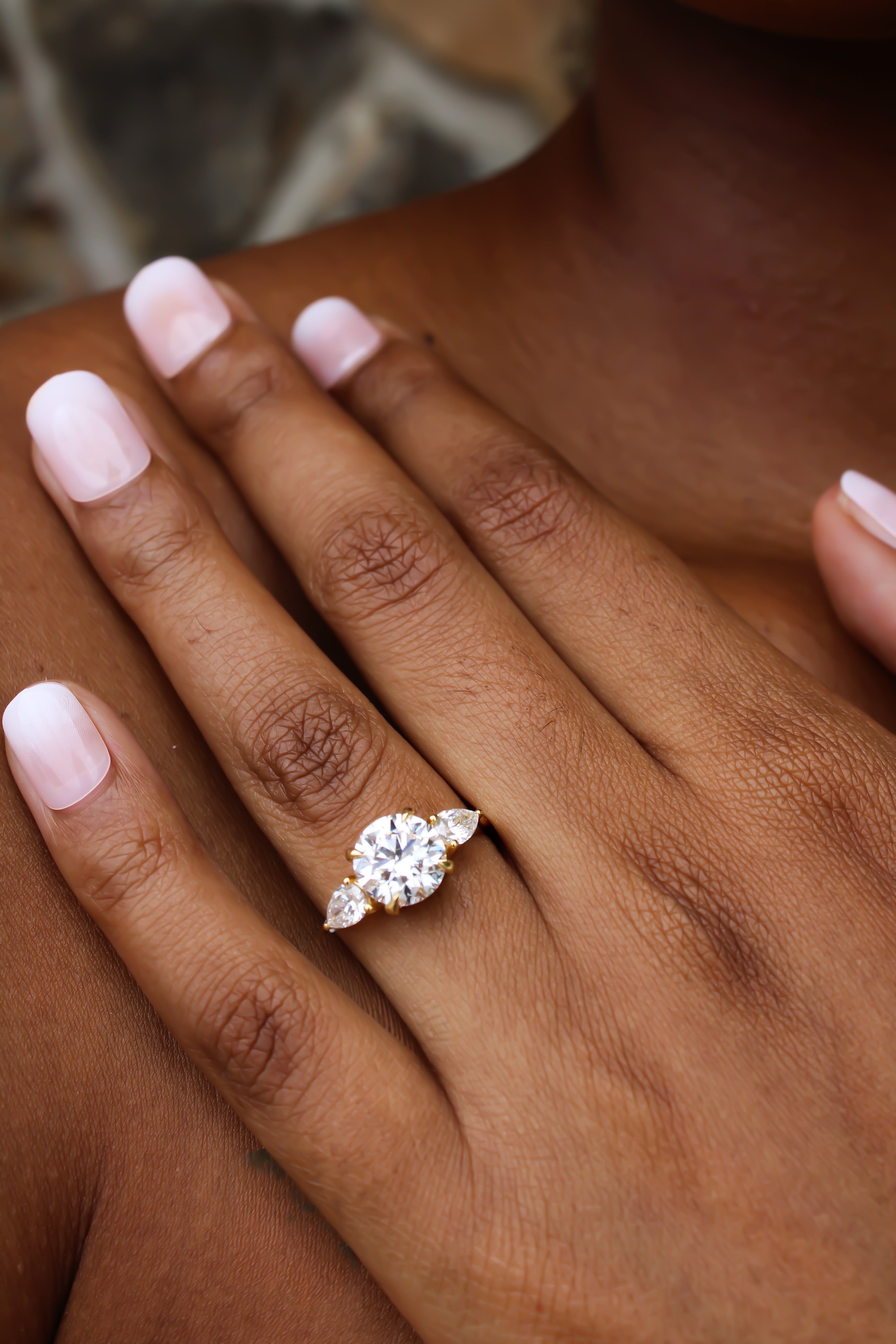 “Forever Spark” Engagement Ring – 2.59CT Lab Diamond