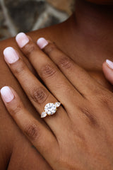 “Forever Spark” Engagement Ring – 2.59CT Lab Diamond