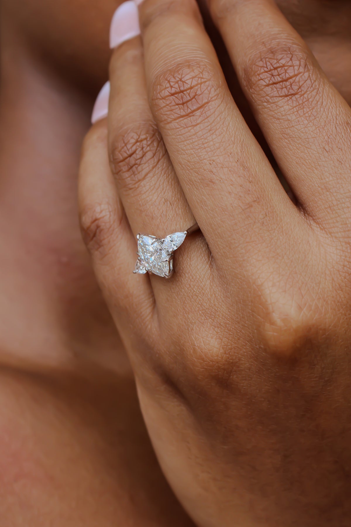 “Marquise Forever” Engagement Ring – 1.41CT Lab Diamond
