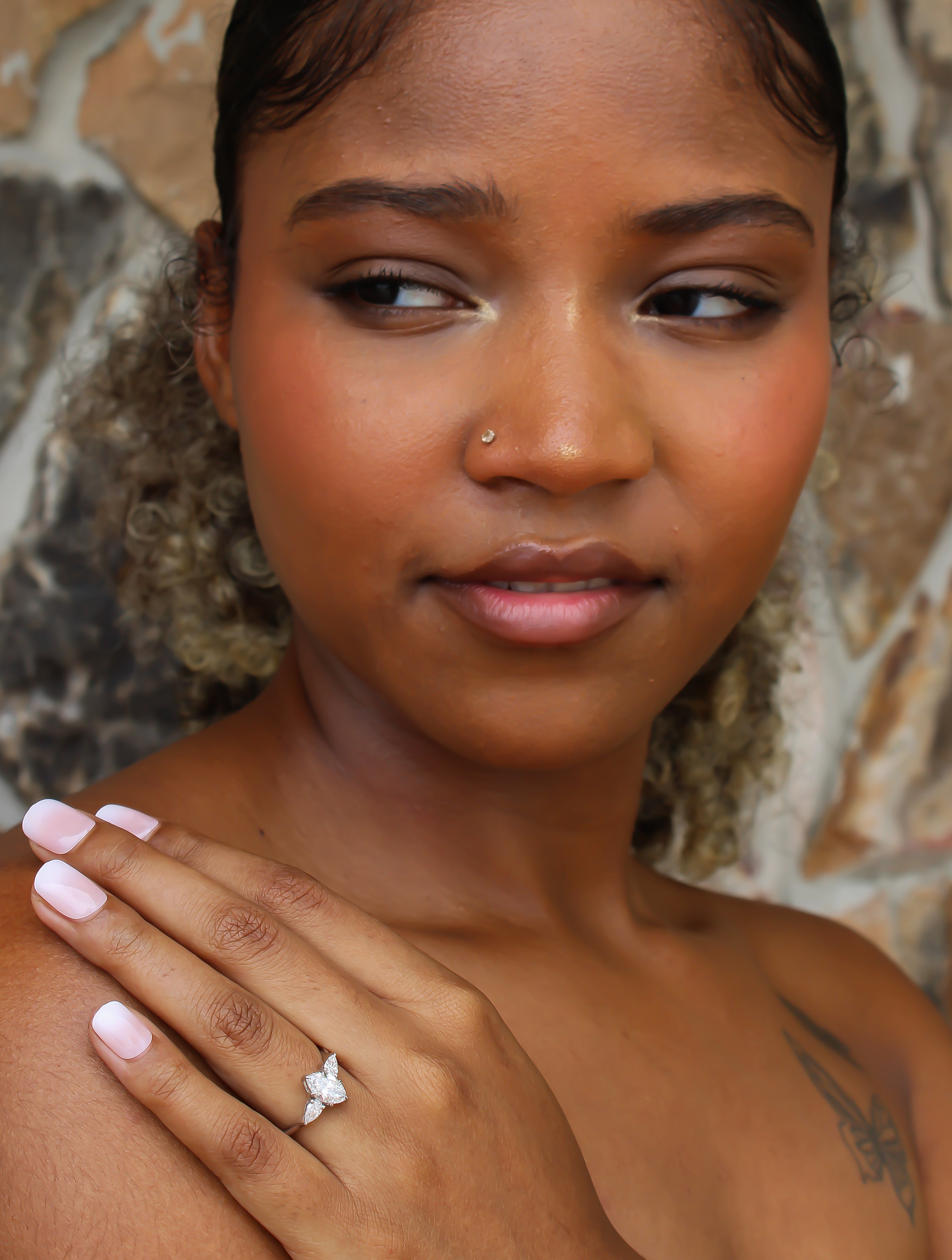 “Marquise Forever” Engagement Ring – 1.41CT Lab Diamond