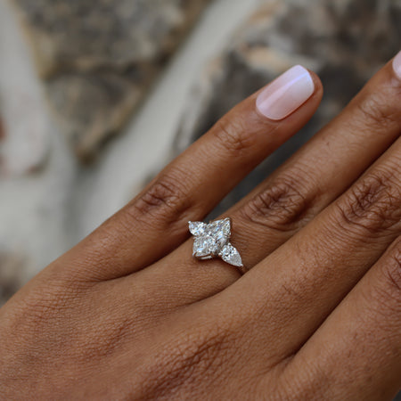 “Marquise Forever” Engagement Ring – 1.41CT Lab Diamond