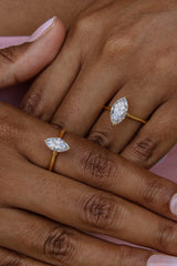 “Princessa Luxe” Engagement Ring – 1 CT or 2 CT Lab Diamond