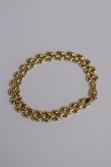 Panther Link” Bracelet – 14k Solid Gold