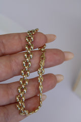 Panther Link” Bracelet – 14k Solid Gold