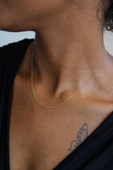 “Singapore Twist” Chain – 14k Solid Gold