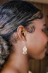 “Luminous Heart” Earrings - 14k Gold