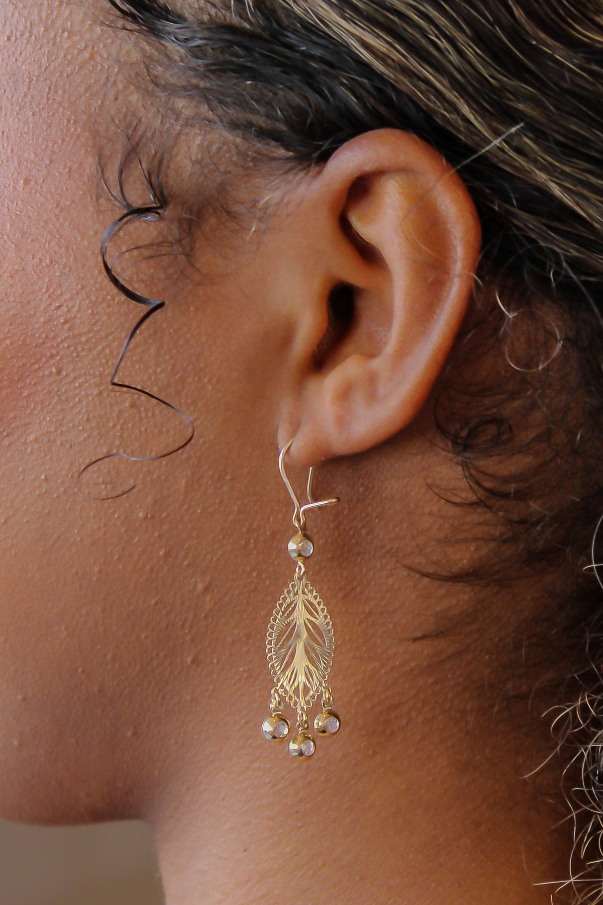 “Autumn Leaves” Earrings - 14k Gold