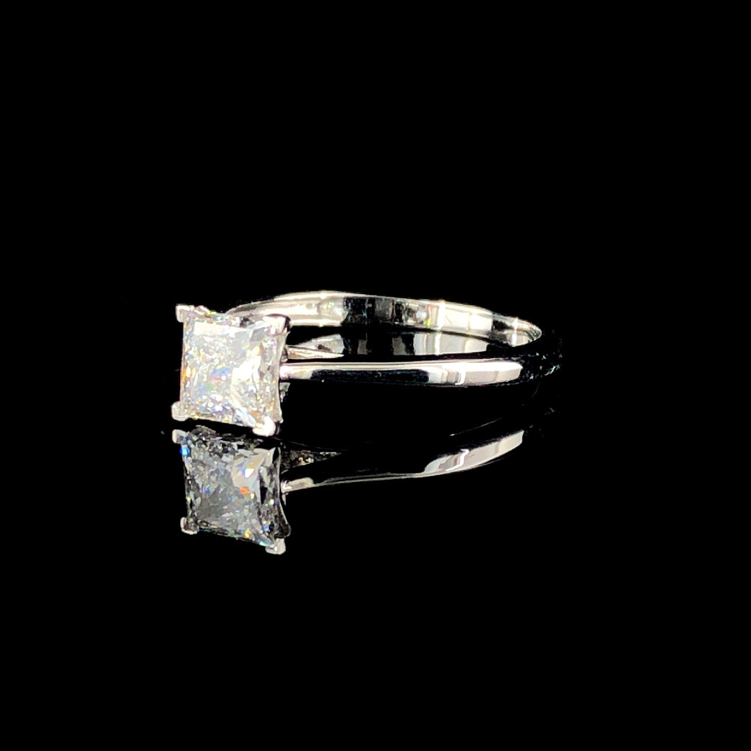 “The Princess” Engagement Ring – 1.01 CT Lab Diamond